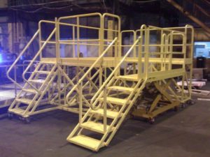 Custom height adjustable work platform